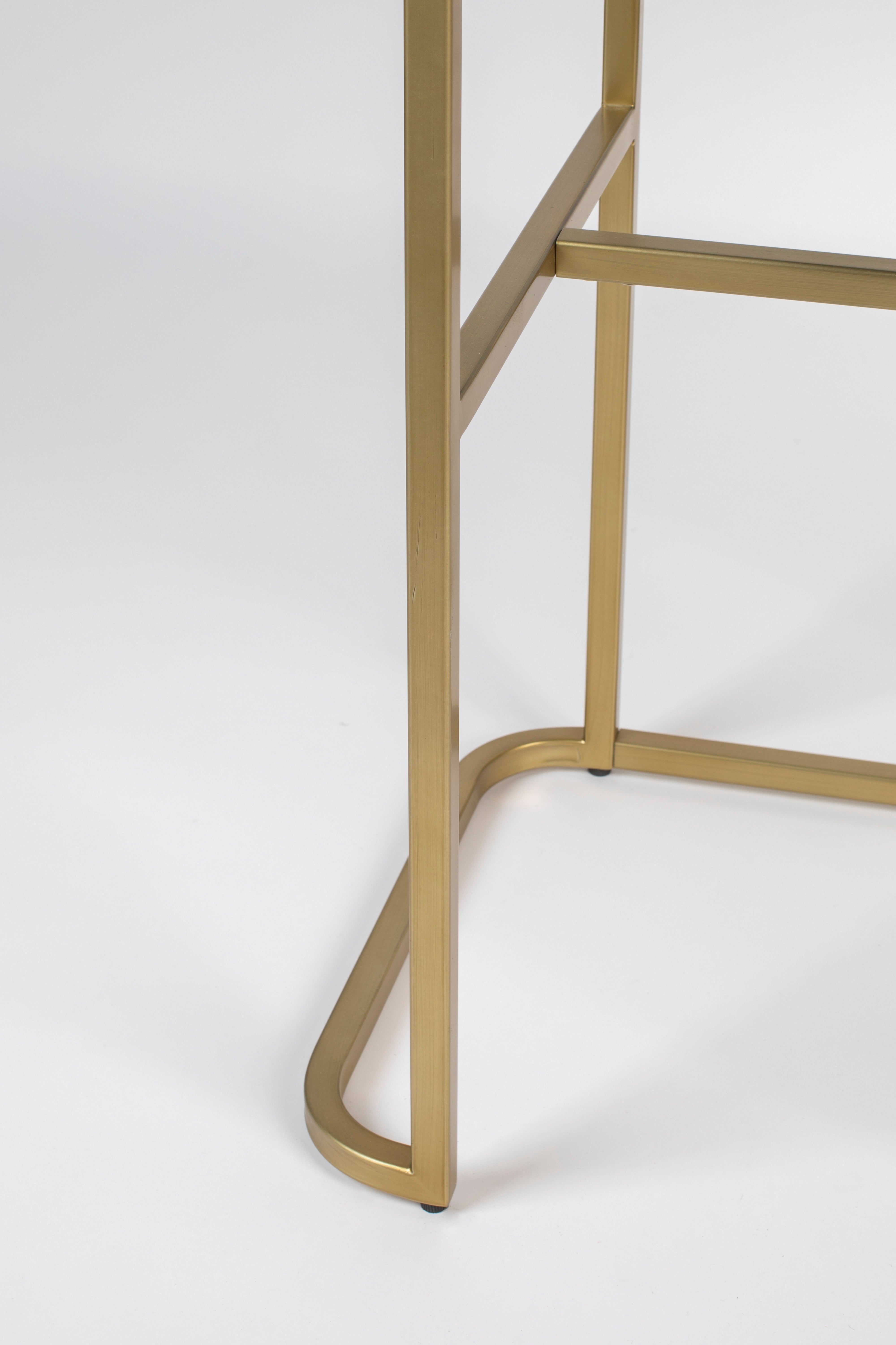 Bold Monkey Ava Morgana Green Velvet Drinks Cabinet